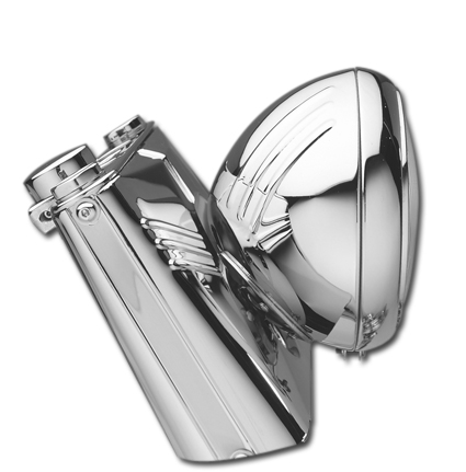 CHR. 7" H/LIGHT W/RIBBS 86-17