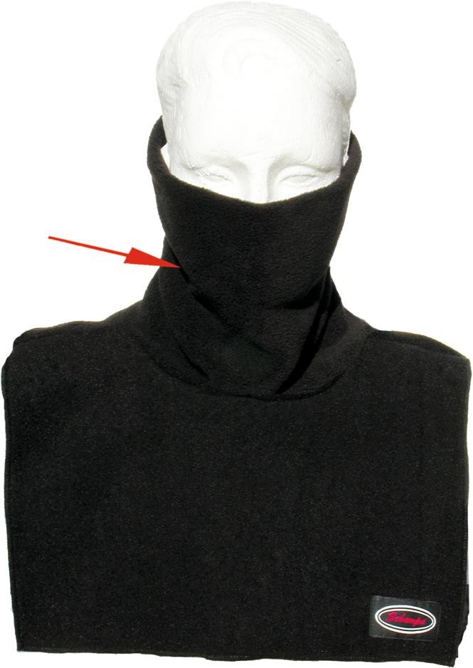 SHORT NECK WARMER-BLACK