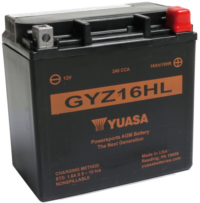 YUASA Battery GYZ16HL