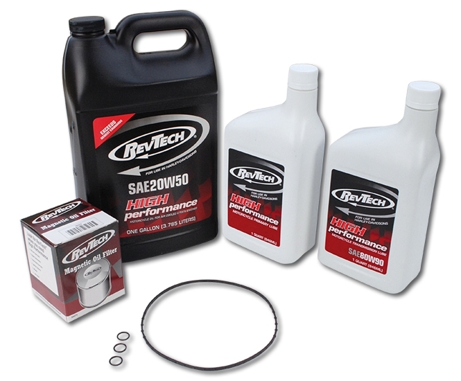 Rev Tech Complete Oil Change Kit Twin Cams 07 up