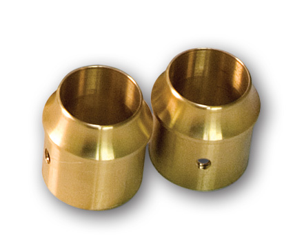 1.75" BRASS SHORT CURVE TIPS