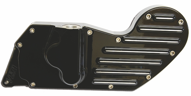 04- XL cam cover with electronic ignition, black powder coated