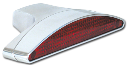 Bracket + arch taillight led polished 149x1"x6o