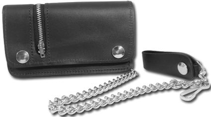 Zipper Biker Wallet