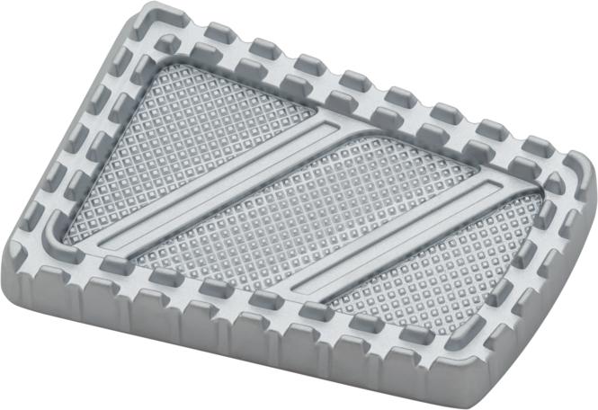 RIOT BRAKE PEDAL PAD FOR FL, SILVER