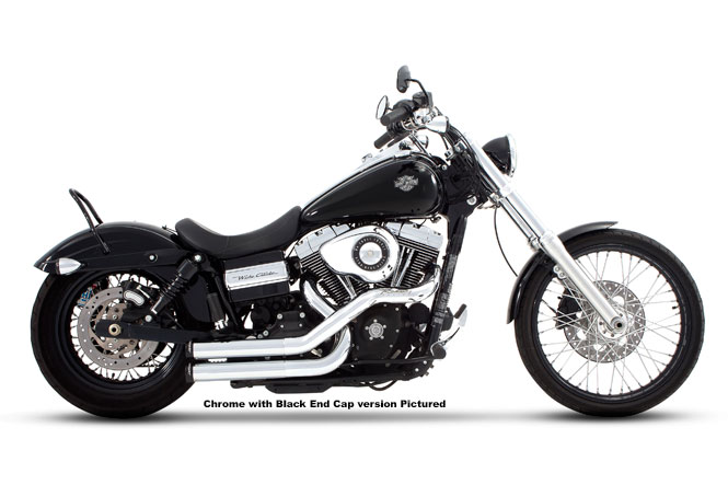 1986-Later Softail Cross Backs Flush Chrome with Chrome End Caps, Softail 86-17 (Without Breakout, Crossbones)
