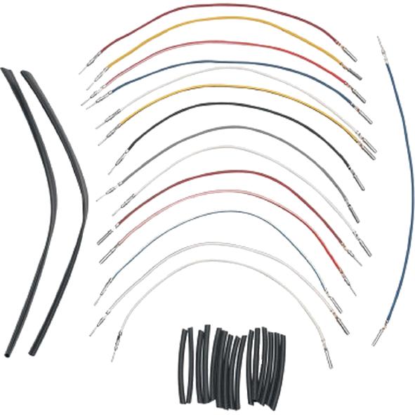 15" Wire Extension Kit Color Code, Shrink Tube