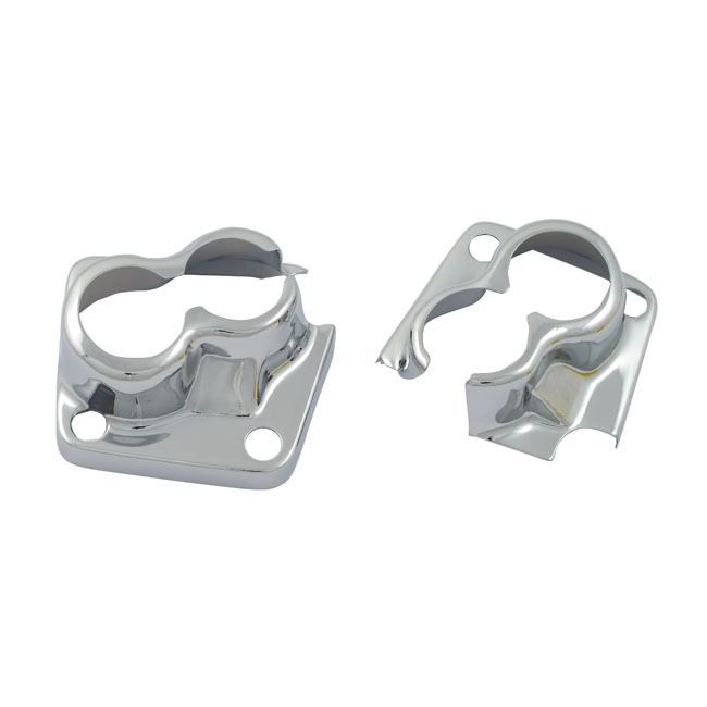 Shovelhead tappet block covers. Chrome