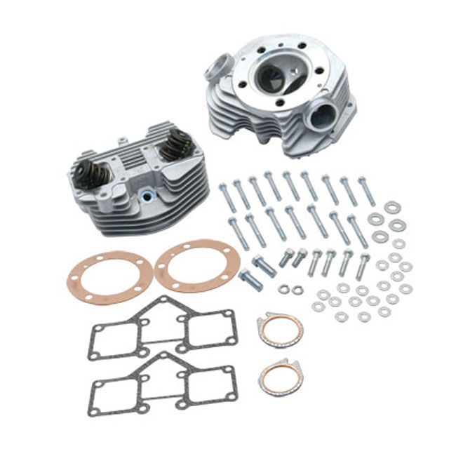 S&S, Shovel cylinder head kit. 3-5/8" bore. Black