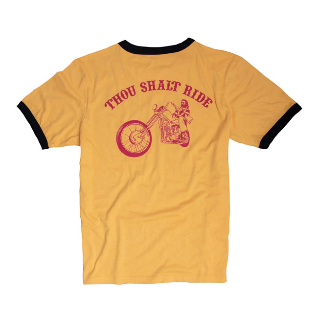 13 1/2 TSR Ringer T-shirt Yellow