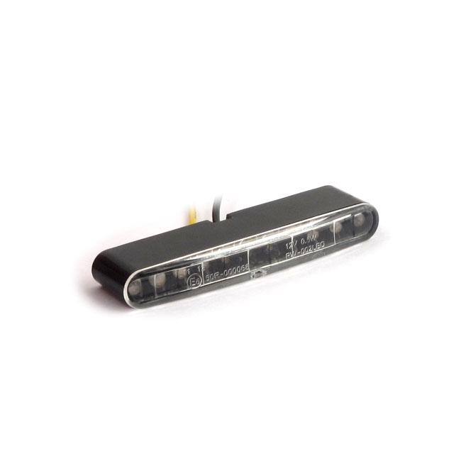'Stripe' LED turn signals. Clear lens