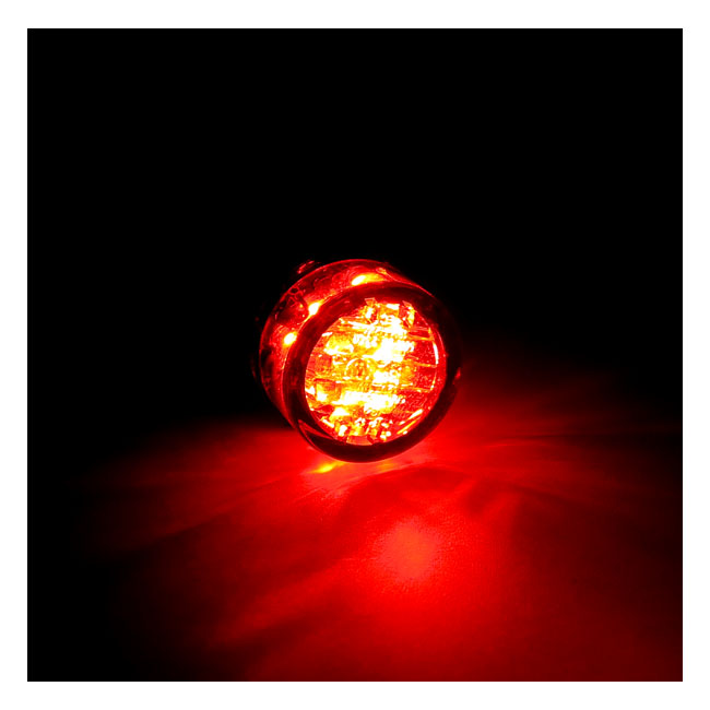 'Apollo' miniature round SMD LED taillight. Red lens