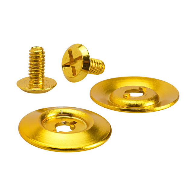 Biltwell Helmet Hardware Kit gold